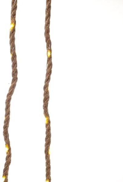 MARELIDA LED-Lichterkette, Solar Lichterkette Seil, Maritim, Kordel, Tau, 8Funkt. Fernb. USB, 200-flammig, 10m Bild 5