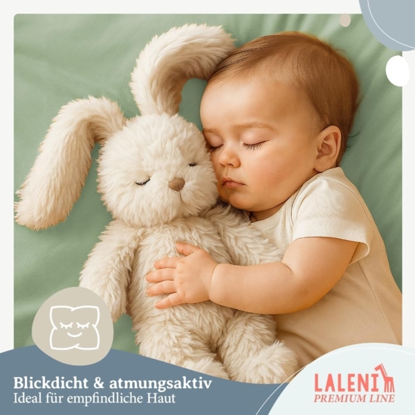 Laleni Premium Spannbettlaken Stubenwagen rechteckig 42x81 cm - Oeko-Tex Zertifiziert, 100% Baumwolle, atmungsaktives Spannbetttuch Jersey Baby, 150 g/m², Summer Green - Grün Bild 6