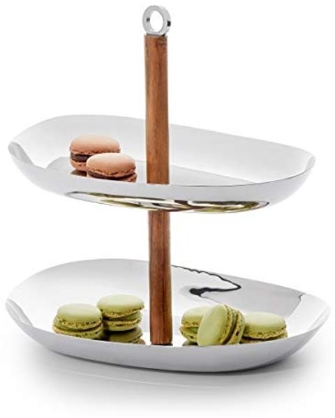 Udon Etagere Edelstahl Akazienholz Plattform - Philippi Design