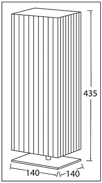 TRANGO Stehlampe, 2022 Design Tischleuchte mit Plissee Lampenschirm & Chrom Lampenfuß *CANNES* Tischlampe mit 1x E27 Lampenfassung für LED Leuchtmittel (nicht enthalten) Wohnzimmer Lampe, Nachttischlampe, LxBxH: 14x14x43cm, Fensterbank Leuchte, Schreib... Bild 3