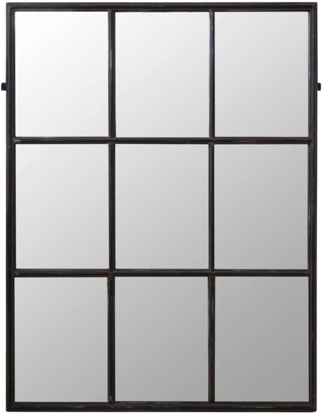 Grafelstein Spiegel Spiegel TILBURG antik braun Fenster 70x90cm Wandspiegel Farmhouse Fact