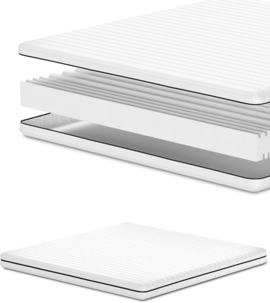 Bequeme Kaltschaummatratze 140x200 - Härtegrade H2/H3 - 7 Zonen Matratze - Ergonomisch - Lieferung als Rollmatratze - Matratze 140x200cm