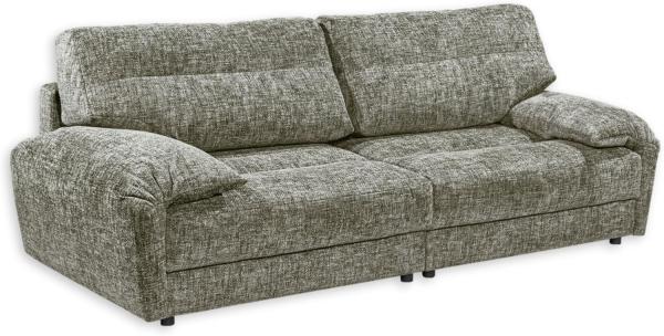 Stella Trading PRINCETON Big Sofa in Grau - Bequeme Wohnzimmer 3-Sitzer Couch - 256 x 95 x 112 cm (B/H/T)