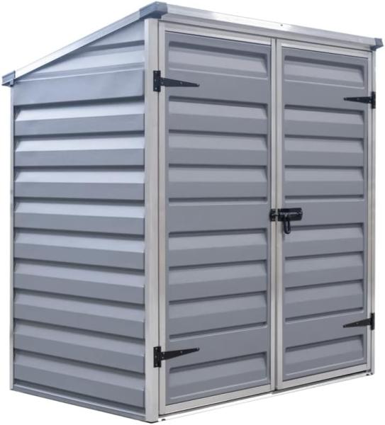 Palram - Canopia Aluminium Gerätebox Voyager | Dunkelgrau | 90x139x147 cm