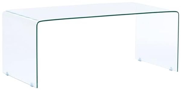 Couchtisch Glas transparent 100 x 50 x 40 cm KENDALL