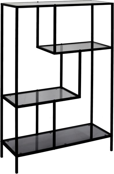 HOME DECO FACTORY - HD0084 – Regal Edison Rauchglas 80 x 30 x 113 cm