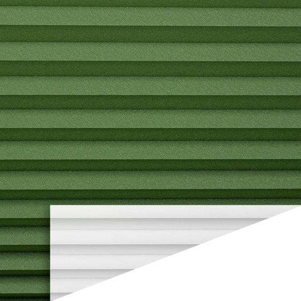 Lichtblick Sonnenschutzsysteme GmbH Verdunklungsplissee Helsingborg 60 cm x 100 cm (BxL) Grün Verdunkelnd mit Thermofunktion; einfache Installation mit Klemmträgern; verspannt Bild 8