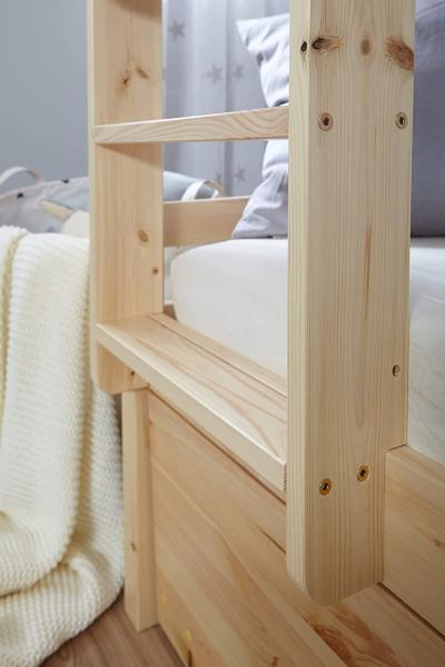 Etagenbett "Finn" 90x200 Kiefer massiv Bild 3