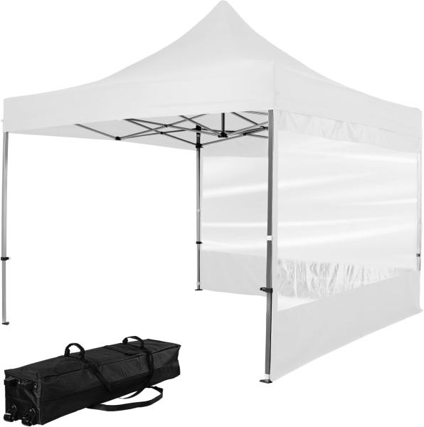 INSTENT Faltpavillon "PRO" 3x3,Trolley, Alu, weiß, 2ST