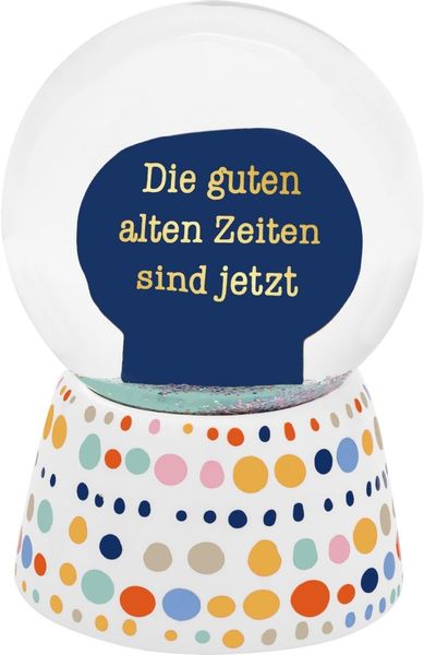 Traumkugel Glitzerkugel Schneekugel Geschenk Sheepworld ZEITEN 74842