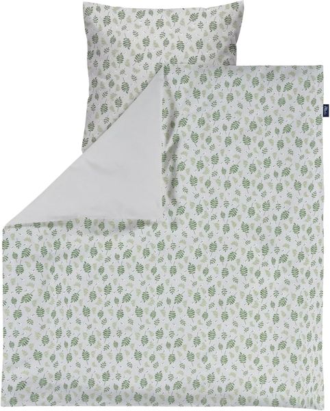Alvi Bettwäsche Organic Cotton Drifting Leaves 80x80 cm