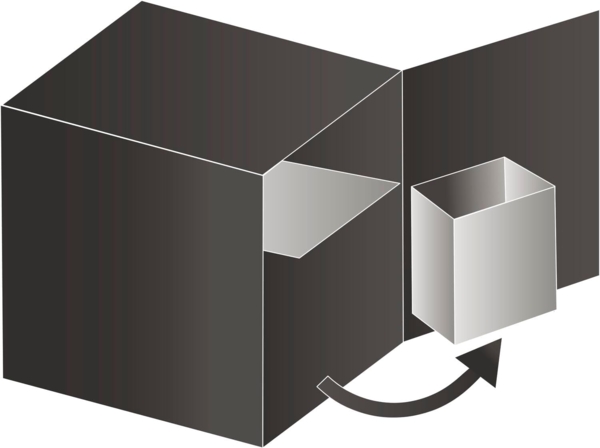 BLANCO SINGOLO mit 14 Liter Volumen für Montage an Drehtüren / ab 45 cm Schrankbreite / Mülleimer / Schwenkeimer Bild 5