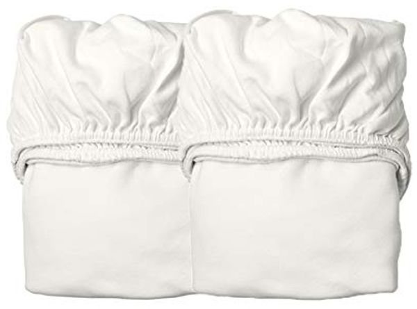 Leander Spannbettlaken für das Classic Juniorbett, 2 Stk., weiß