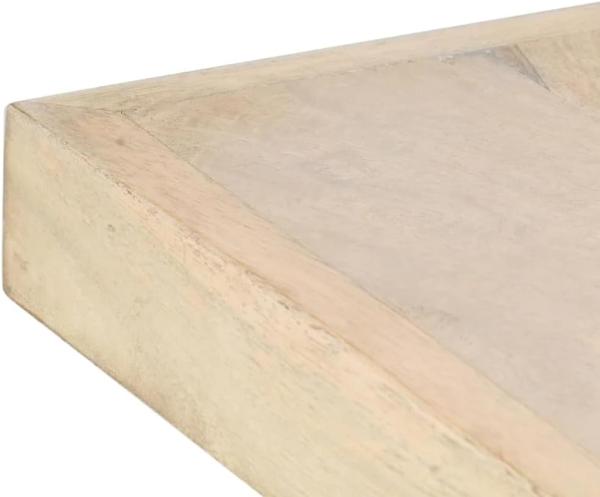 vidaXL Esstisch 180 x 90 x 76 cm Massives Gebleichtes Mangoholz 285964 Bild 4