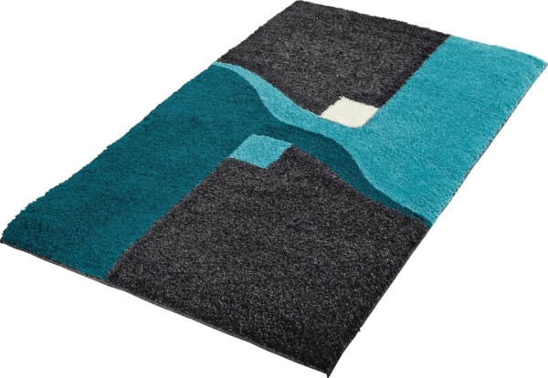 Erwin Müller Badematte Badematte "Athen", Höhe 20 mm, eckig, Grafik