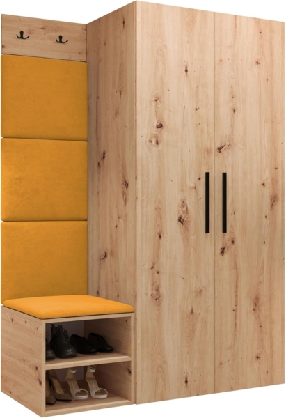 Garderoben-Set Mapreni IV (Farbe: Artisan Eiche, Manila 32)