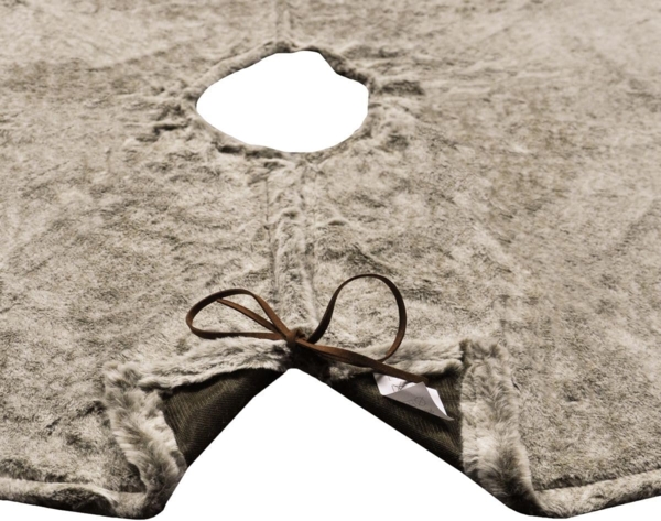 JACK Weihnachtsbaumdecke Kuschlige Christbaumdecke Rund Ø 90cm Weihnachtsbaumdecke Baumrock, Weihnachtsbaum Decke Unterlage Baumteppich Tannenbaumdecke Bild 6