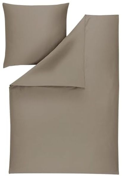 Estella Mako-Satin Kopfkissenbezüge Atelier Valetta Uni 40x80