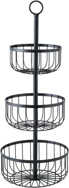 Boltze Cobo Etagere schwarz 60cm