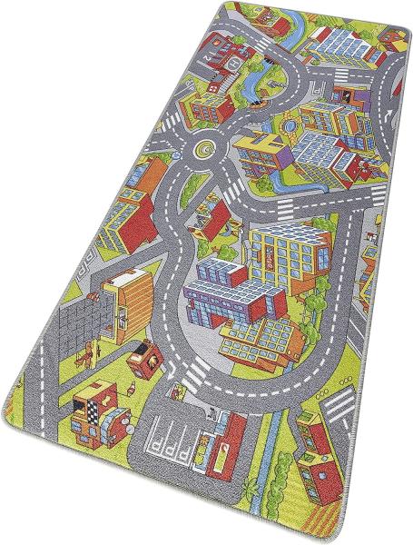 Hanse Home Spielteppich Kinderteppich Smartcity grau 200x300 cm