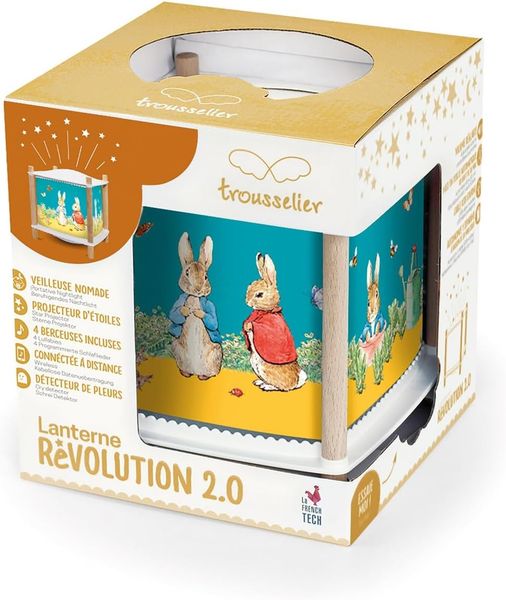 Nacht Licht - Laterne ReVOLUTION 2. 0 - Peter Rabbit© - Kabellos , Musik, Weinen Detektor, USB Auflad Bild 5