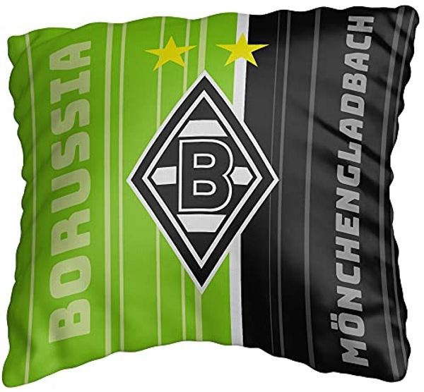 BERONAGE Dekokissen Borussia Mönchengladbach Die Fohlen Elf 40 x 40 Fußballkissen