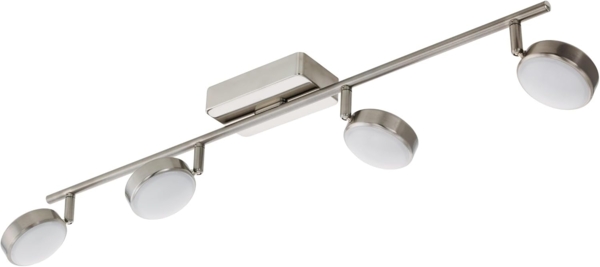 Eglo 97717 LED CORROPOLI-C nickel-matt weiß L:77cm B:8cm dimmbar mit Connect Funktion