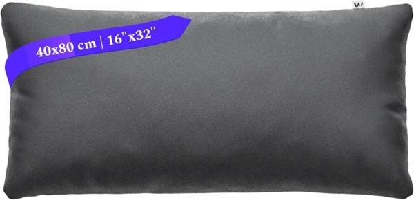 Wolkenfeld Kissenbezug Mikrofaser Kissenbezug - Allergiker Kopfkissenbezug - unfassbar weich, Größe 80x80, 40x80 und 70x90 cm I versteckter Reißverschluss