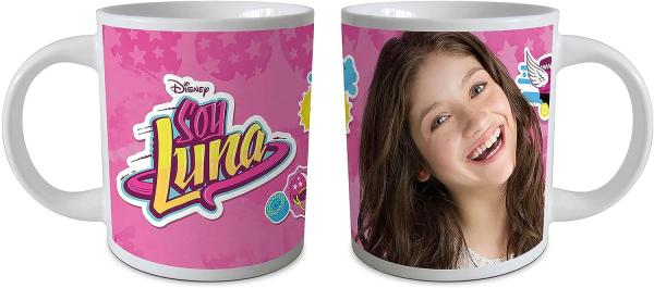 empireposter Soy Luna Laugh Größe (cm), ca. Ø8,5 H9,5 Lizenz Tasse, NEU Beschreibung: Keramik Tasse, weiß, bedruckt, Fassungsvermögen 320 ml, offiziell lizenziert, spülmaschinen und mikrowellenfest