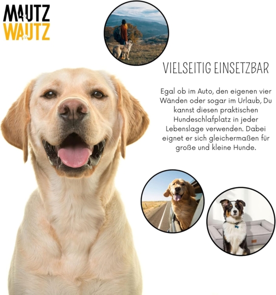 Hundebett "BOXBED" XXL 120x100x19 cm Beige"" Bild 6