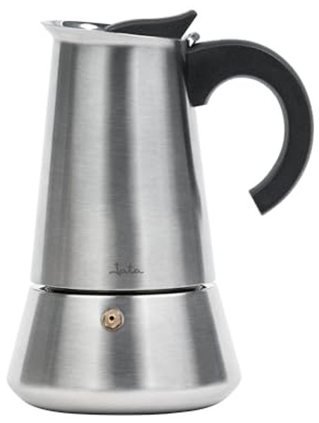 Italienische Kaffeemaschine JATA Edelstahl 12 Kopper