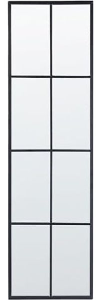 Wandspiegel CAMON 38 cm 132 cm Metall Schwarz
