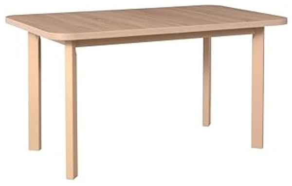 MOEBLO Esstisch Vendo 2P (Stilvoller Multifunktionaler Tisch mit Schlankem Design und Robuster Bauweise, Massivholz), - (BxHxT): 80x76x140/200 cm