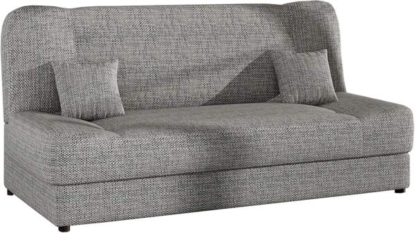 Schlafsofa Jonas, Sofa mit Bettkasten und Schlaffunktion, Bettsofa, Dauerschläfer-Sofa, Schlafcouch, Materialmix, Couch vom Hersteller, Wohnlandschaft (Lawa 05)