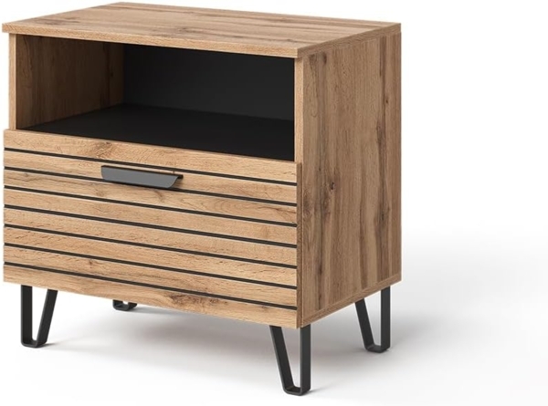 Nachttisch Amber Eiche Wotan 60 x 58 cm Vicco