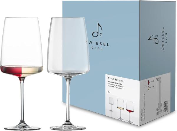 Zwiesel Glas VIVID SENSES kraftvoll & würzig Weinglas 2er Set