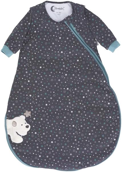 Sterntaler Baby Unisex Schlafsack Baby Schlafsack Langarm 70cm Eisbär Elia - Schlupfsack Baby, Pucksack Baby, Strampelsack - braun, 70cm