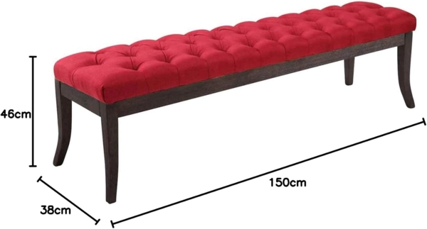 Sitzbank Ramses Stoff antik-dunkel 150 cm [307150] Bild 2