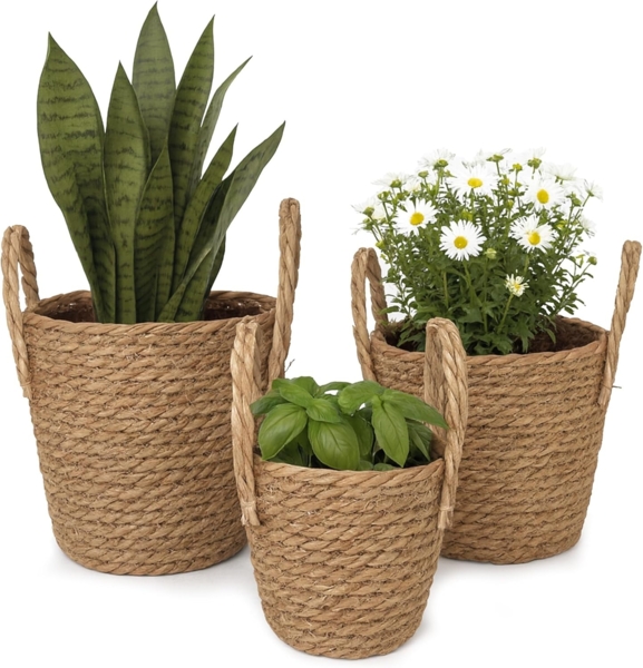 Runder Blumentopf im 3er Set 10051914