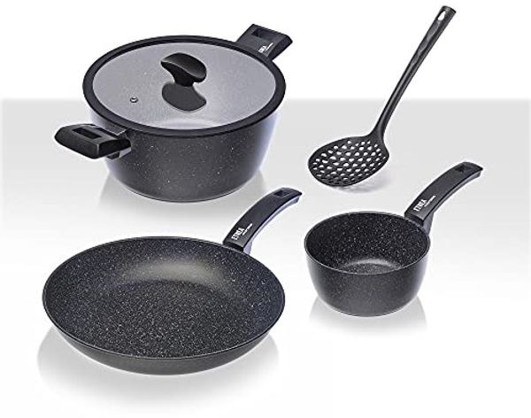 Moneta Etnea Kochset 5 Stk, Aluminum
