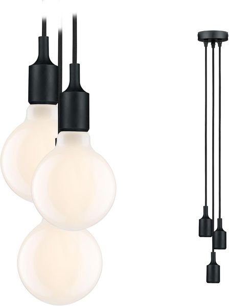 Paulmann No. 50343 Pendel mit E27-Fassung Schwarz 3-flammig Bild 9