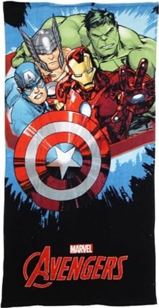 MARVEL Strandtuch Marvel Avengers Badetuch 70x140 cm 100% Baumwolle
