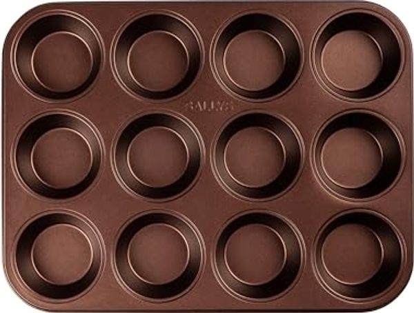 Sallys Muffinform für bis zu 12 Muffins, (12-tlg), hitzebeständig bis 240 °C