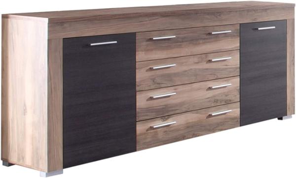 Sideboard 'Boom', Nussbaum Satin, 176x79 cm