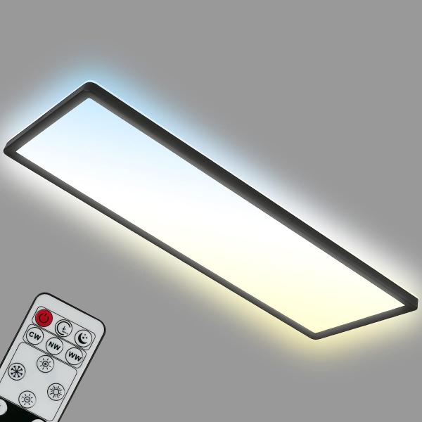 Briloner LED Panel Slim 58 cm, schwarz, utraflach CCT