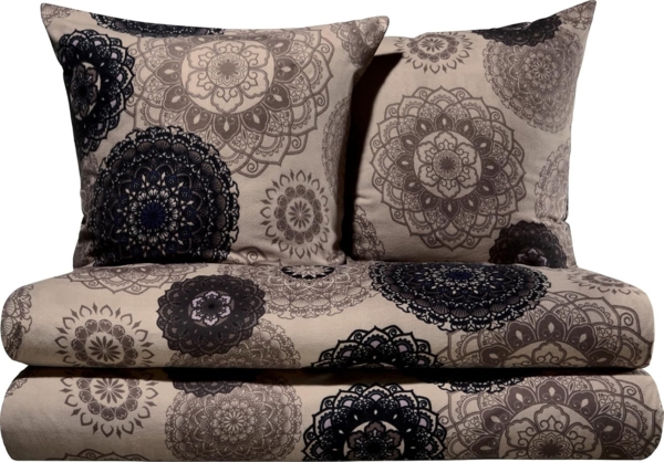 Erwin Müller Bettwäsche Bettwäsche Sparpaket 4-tlg, Biber, 4 teilig, Flanell Ornamente