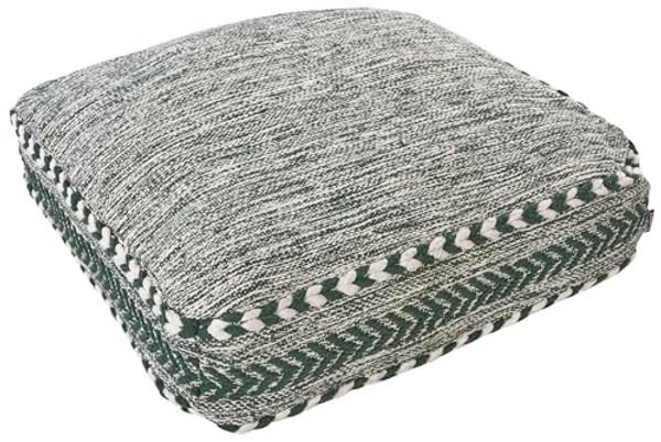 Pouf BIRCH Dunkelgrün 60 cm 60 cm