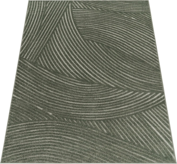Paco Home Teppich In- & Outdoor, Moderne abstrakte Boho Designs mit 3D Struktur, robust & wetterfest, ideal für Terrasse Wohnzimmer & Küche, Grösse:120x160 cm, Farbe:Grün 2 Bild 7