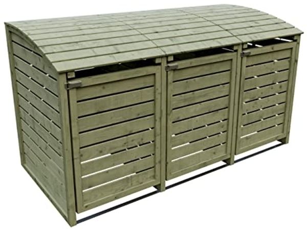 Tetzner & Jentzsch Mülltonnenbox HENRI Mülltonnenabtrennung 3-fach