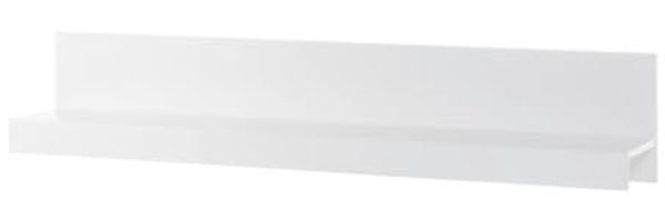 Wandboard Carrara in Hochglanz weiß 150 cm